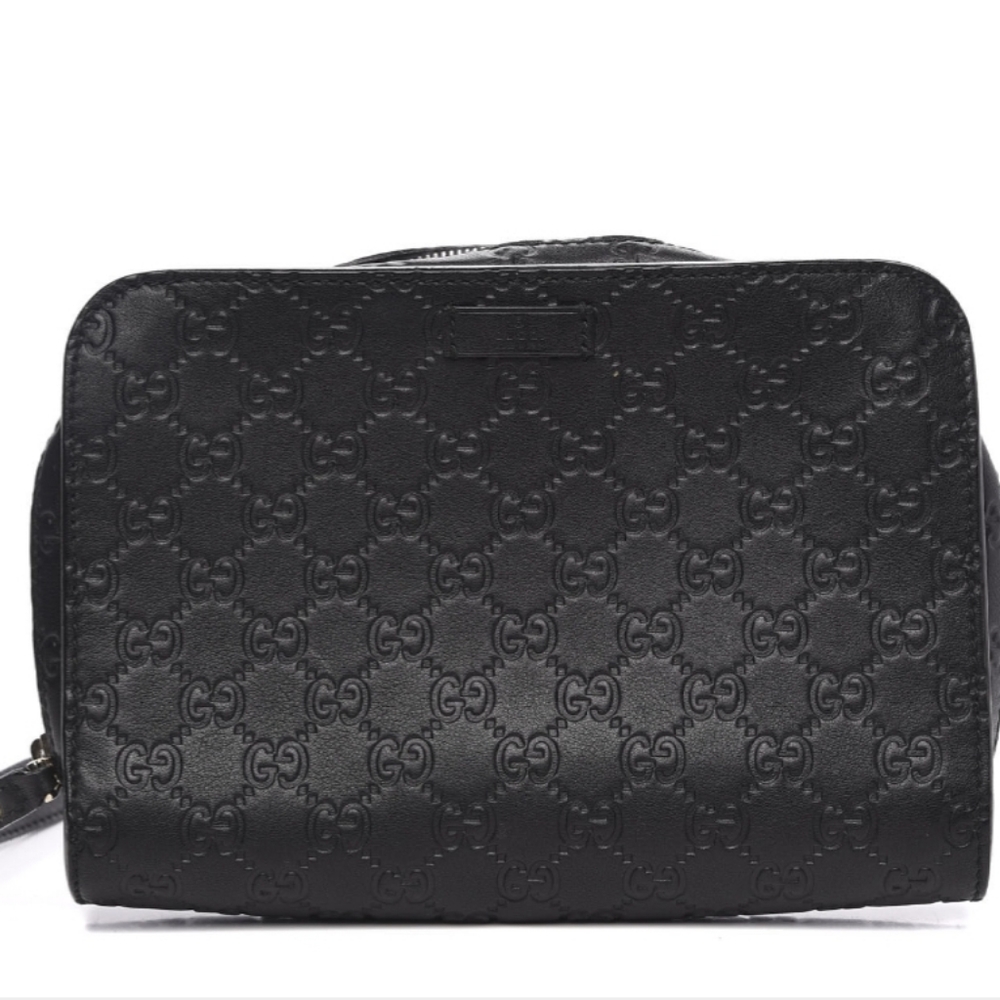 Preowned Gucci Guccissima leather Clutch